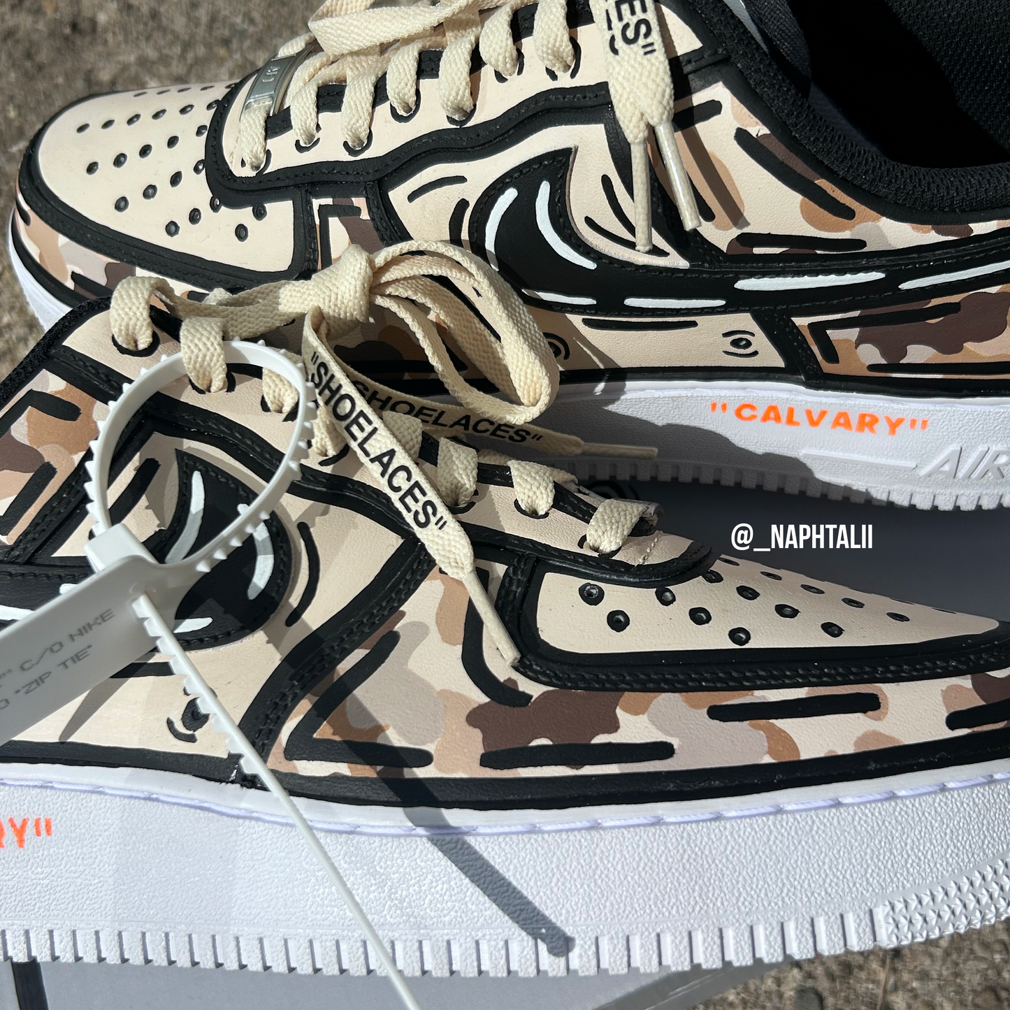 Camo Cartoon AF1