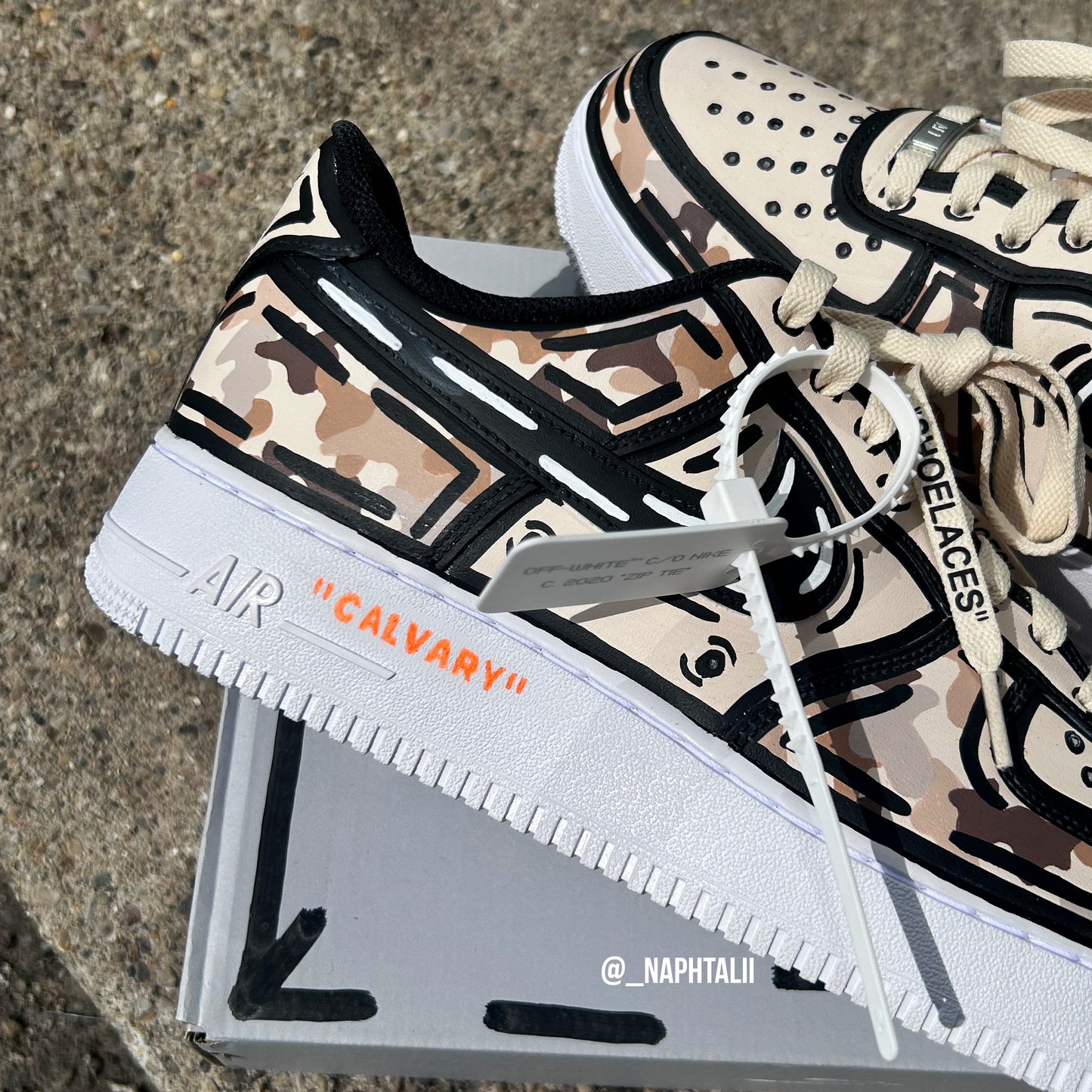 Camo Cartoon AF1