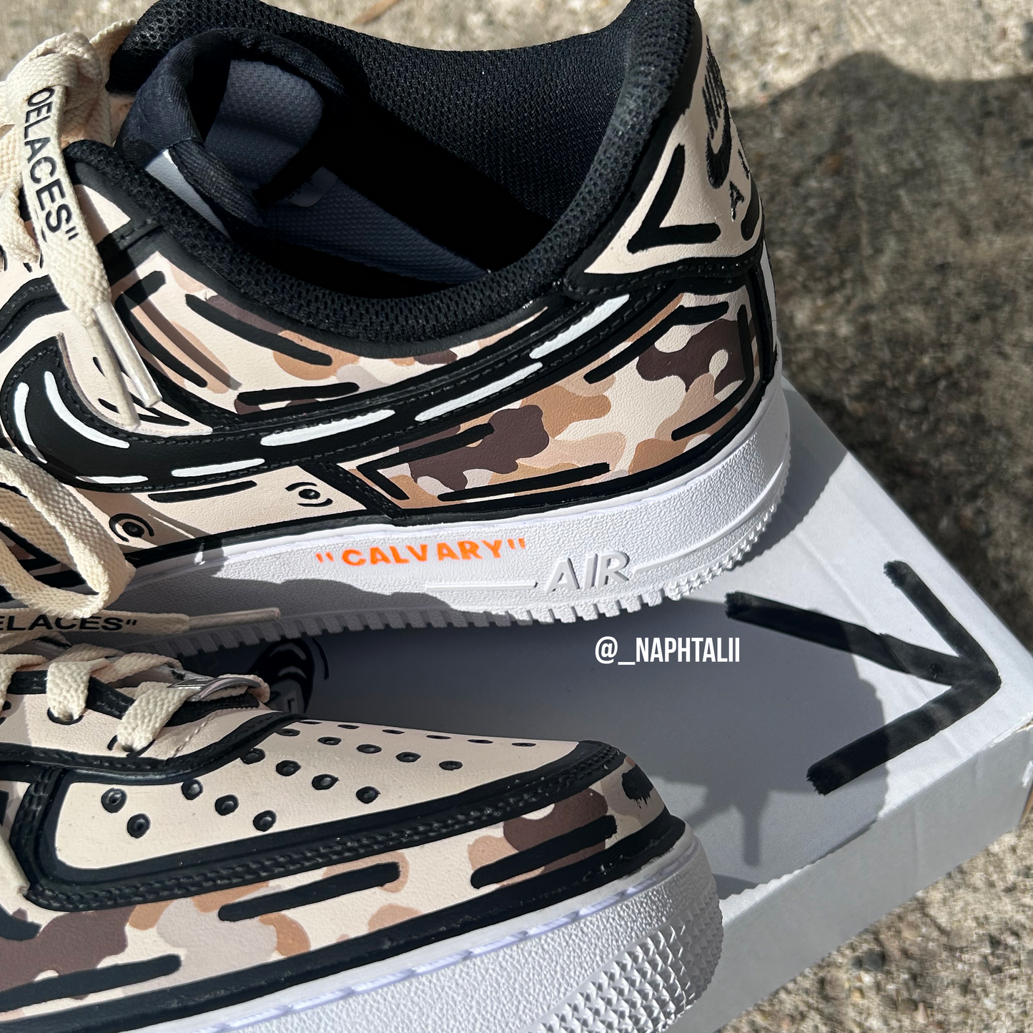 Camo Cartoon AF1