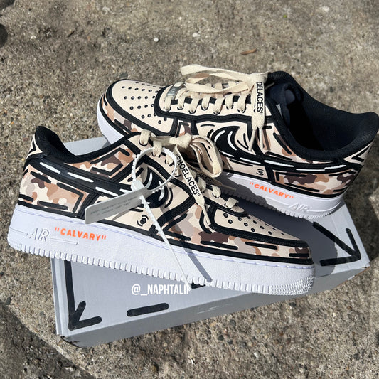 Camo Cartoon AF1